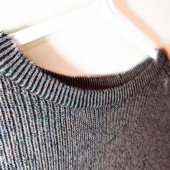 LE CHÂTEAU BROWN COTTON MENS CREW NECK SWEATER - Picture 2 of 6